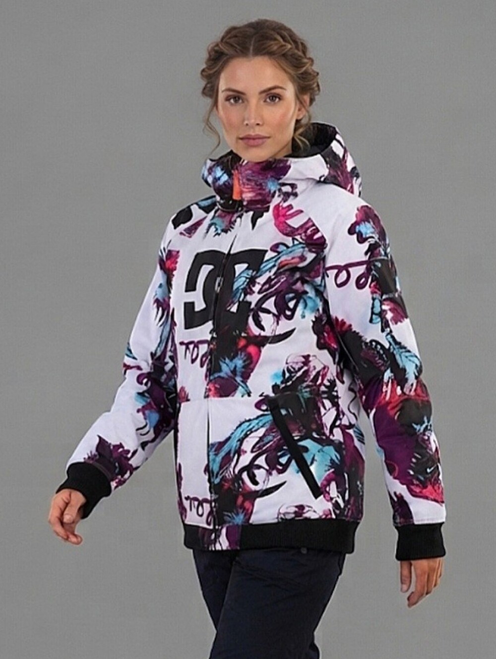 DC Women's Gamut Softshell "Venus" Snowboard Ski Winter Jacket Sz S Multicolour